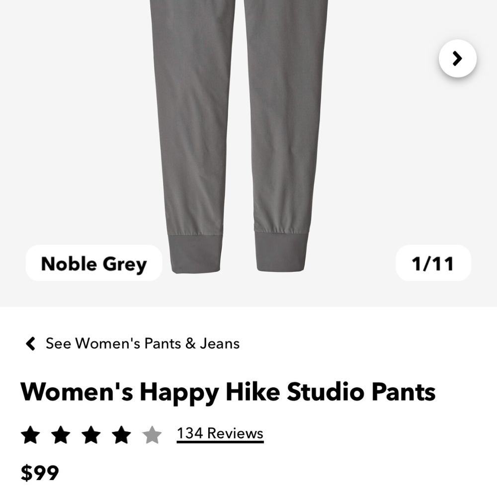 Patagonia Happy Hike Studio Pants